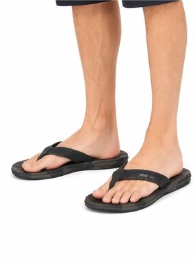 Size 8 Reef Men’s Cushion Phantom Camo Flip Flop Sandals‎ Black